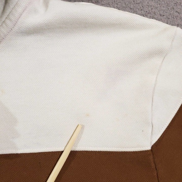 Vintage Kirra Hoodie Womens Extra Large Brown White Striped Full Zip Skater Punk - Picture 4 of 14